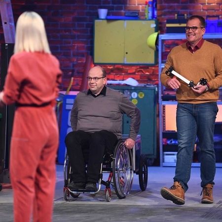Rollikup stellt sich bei der TV-Show "Das Ding des Jahres 2019" vor